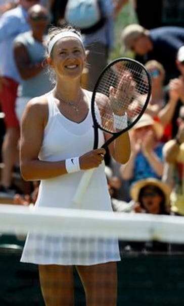 The Latest: Madison Keys upset by Camila Giorgi at Wimbledon